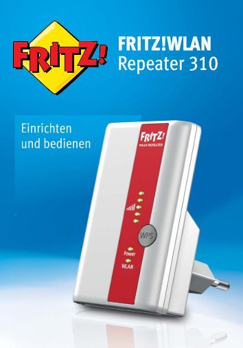 Fritz wlan repeater 310 anleitung pdf