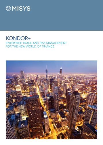 Kondor trade processing system