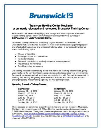 Download Brunswick Pinsetter Manual A28i