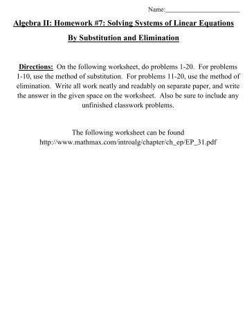 Homework help linear equations