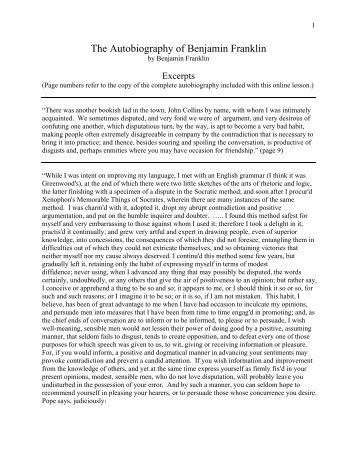 How did benjamin franklin die picture