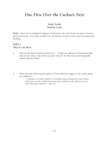 character analysis one flew over the One flew over the cuckoo's nest summary - one flew over the cuckoo's nest by ken kesey summary and analysis. character analysis one flew over the One flew over the cuckoo's nest summary - one flew over the cuckoo's nest by ken kesey summary and analysis.