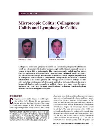 Microscopic colitis steroid treatment