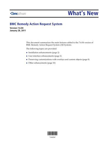 bmc remedy workflow objects guide bmc remedy request system 7 6 04 workflow objects bmc remedy workflow objects guide bmc remedy request system 7 6 04 workflow objects