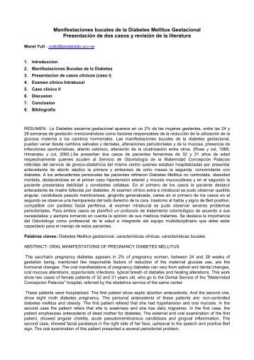 Prediabetes y diabetes gestacional - SciELO Prediabetes y diabetes gestacional - SciELO