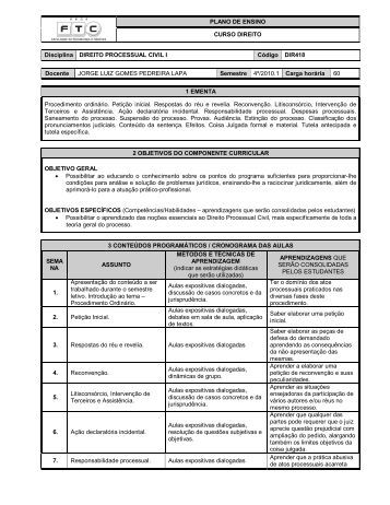 Unirio cursos