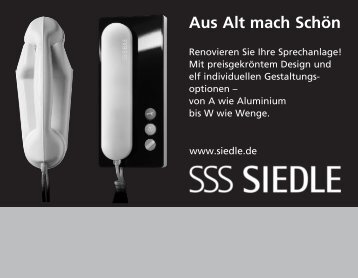 Anschluss Siedle HTA 8Elektroforum