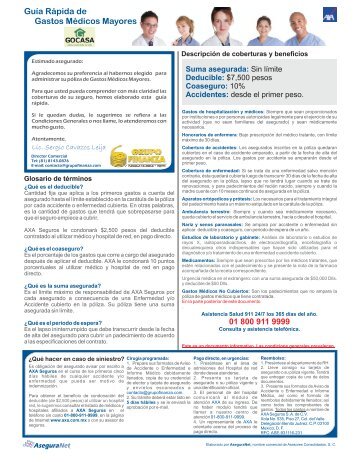 Simulador De Seguros De Gastos Medicos Mayores