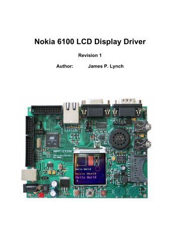 numeric lcd display driver