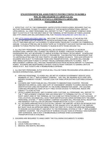 Asco codes list army image