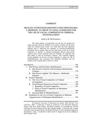 Dissertation study eyewitness identification task