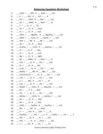 Naming Ionic Compounds Worksheet 1 - Everett Community College