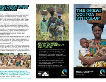 Fairtrade Leaflet