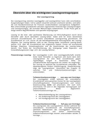 Allgemeine leasingbedingungen bmw