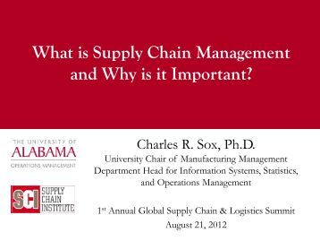 Expert Answer What is the 'Supply Chain' A supply chain is a network between a company and its suppliers to produce and distribute a specific product, and the supply chain represents the steps it takes to get the product or service to the customer.