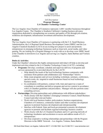 program manager job description