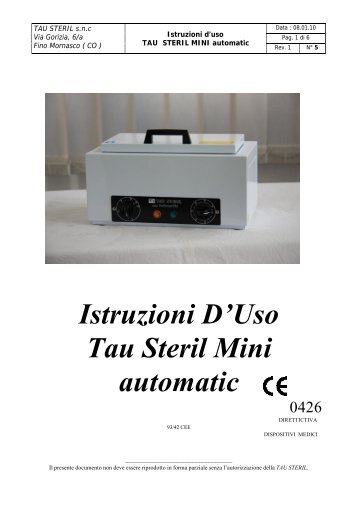 Tau Steril 2000 Automatic  -  11