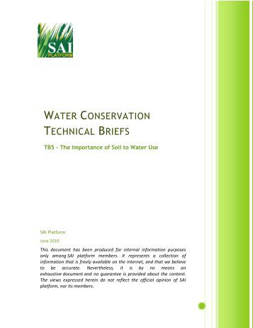 the importance of soil quality I evaluating the importance of soil moisture availability (as a land quality) on selected rainfed crops in serowe area, botswana by esther mweso. the importance of soil quality I evaluating the importance of soil moisture availability (as a land quality) on selected rainfed crops in serowe area, botswana by esther mweso.