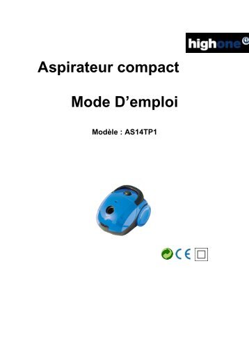 as14tp1 - manuel d"utilisation - electro depot