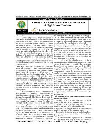 attitude and job satisfaction case study attitude and job satisfaction case study