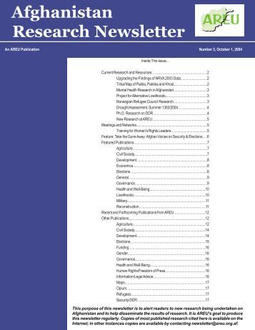 research paper on afghanistan Latest research from the world bank on development in afghanistan, including reports, studies, publications, working papers and articles. research paper on afghanistan Latest research from the world bank on development in afghanistan, including reports, studies, publications, working papers and articles.