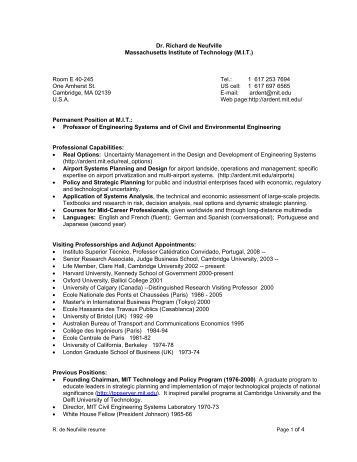 resume template mit