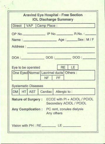 aravind eye hospital case study summary aravind eye hospital case study summary