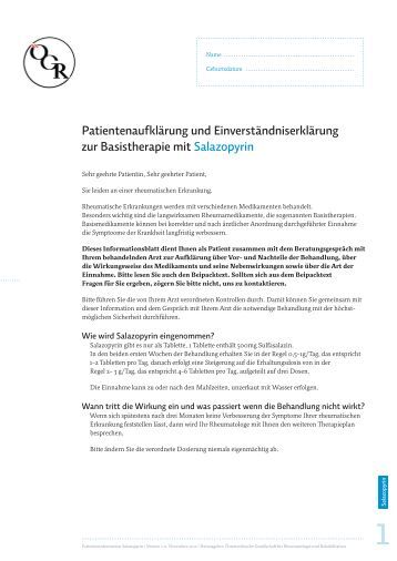 Einverständniserklärung zur Abgabe von ...