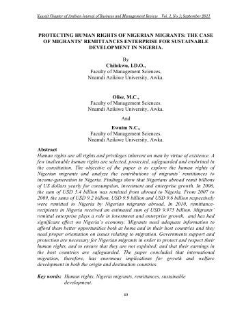 arabian journal of business and management “saudi journal of business and management studies” issn 2415-6671(online) & issn 2415-6663 (print) is a monthly, peer reviewed, open access, journal published by published by “scholars middle east publishers”, dubai, uae. arabian journal of business and management “saudi journal of business and management studies” issn 2415-6671(online) & issn 2415-6663 (print) is a monthly, peer reviewed, open access, journal published by published by “scholars middle east publishers”, dubai, uae.