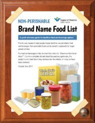 perishable food,foodpyramid brand name non-perishable food list - region of waterloo public