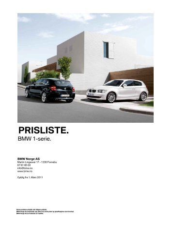 Bmw norge prisliste #7