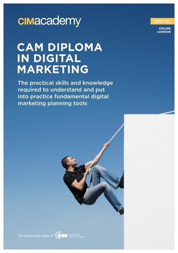 cim diploma in digital marketing The chartered institute of marketing (cim) is a united kingdom-based professional body offering training and qualification in marketing and related subjects, focused on marketing and sales for business together with ongoing support for members. cim diploma in digital marketing The chartered institute of marketing (cim) is a united kingdom-based professional body offering training and qualification in marketing and related subjects, focused on marketing and sales for business together with ongoing support for members.