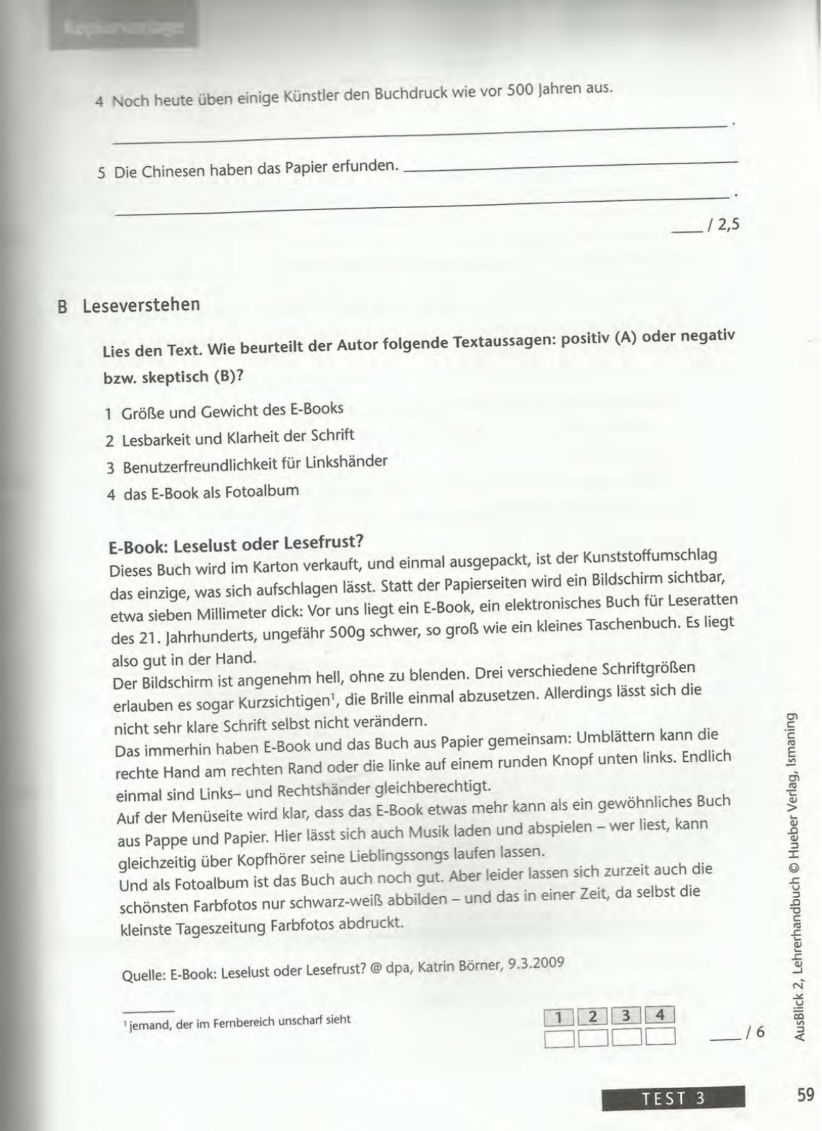 ausblick 3 lehrerhandbuch free dowland