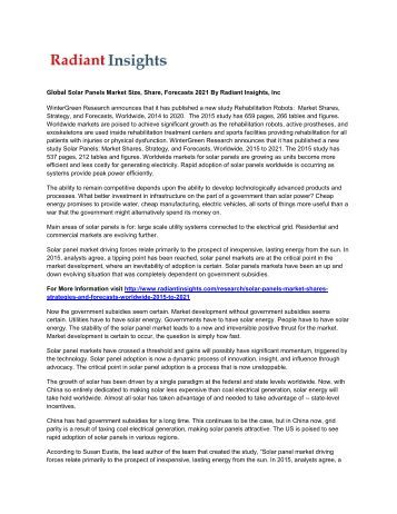 market analysis rehabilitation robots active prostheses and Research corridor recently added new report titled rehabilitation robots, active prostheses and exoskeletons market report - global trends, market share, industry size, growth, opportunities, and market forecast - 2018 - 2026 to its repertoire this latest industry research study scrutinizes the rehabilitation robots, active prostheses and. market analysis rehabilitation robots active prostheses and Research corridor recently added new report titled rehabilitation robots, active prostheses and exoskeletons market report - global trends, market share, industry size, growth, opportunities, and market forecast - 2018 - 2026 to its repertoire this latest industry research study scrutinizes the rehabilitation robots, active prostheses and.