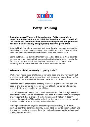 Potty Training - Eric