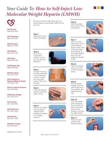 how to self your giving lovenox or heparin by subcutaneous injection patient how to self your giving lovenox or heparin by subcutaneous injection patient
