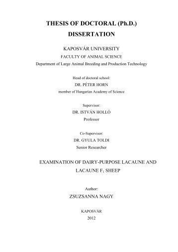 Umi doctoral dissertation