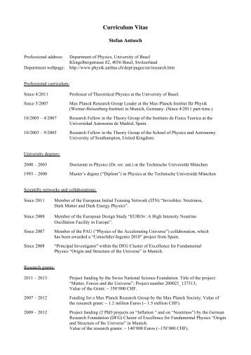 curriculum vitae - water service group