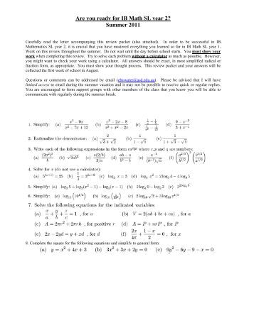 ib math sl 1 76 free practice test questions for the international baccalaureate (ib) mathematics sl exam. ib math sl 1 76 free practice test questions for the international baccalaureate (ib) mathematics sl exam.