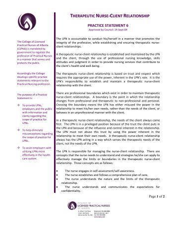 Essay in theraputic relationship