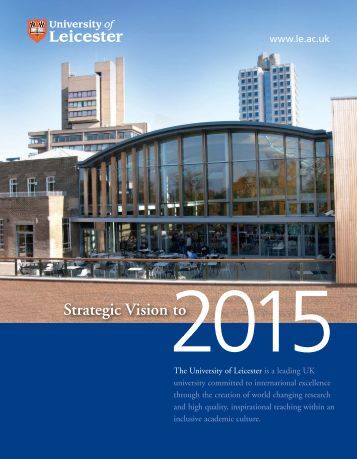 Leicester university it strategy