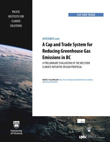 a cap and trade system for reducing greenhouse gas emissions in bc