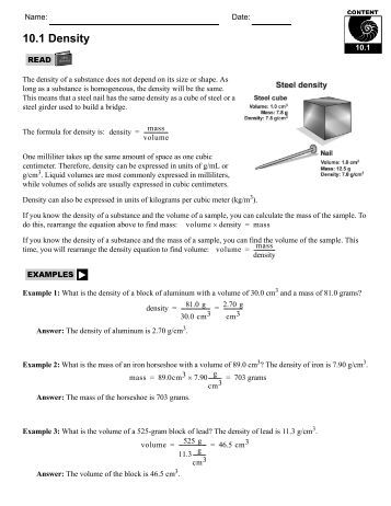 Skill and Practice Worksheets - CPO Science