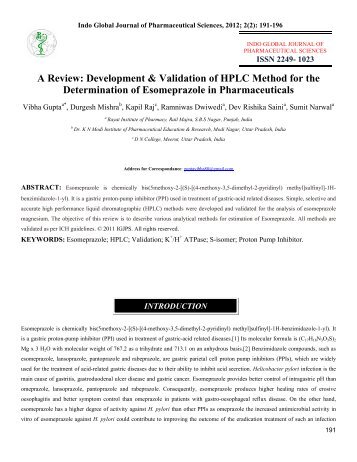 analytical method development and validation by hplc thesis analytical method development and validation by hplc thesis