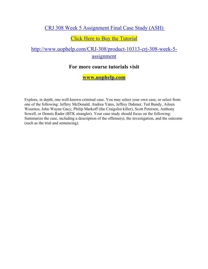 crj 308 final case study crj 308 final case study