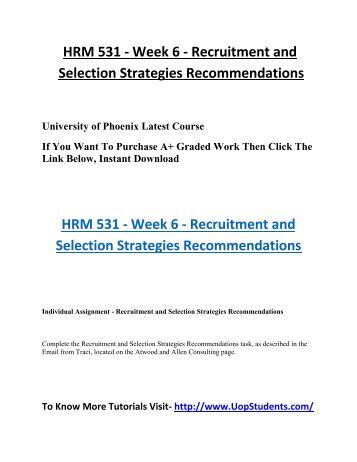 hrm 531 recruitment and selection strategies clapton Recruitment and selection strategies hrm 531 recruitment and selection strategies hrm/531 to recommend some recruitment and selection strategies for our. hrm 531 recruitment and selection strategies clapton Recruitment and selection strategies hrm 531 recruitment and selection strategies hrm/531 to recommend some recruitment and selection strategies for our.
