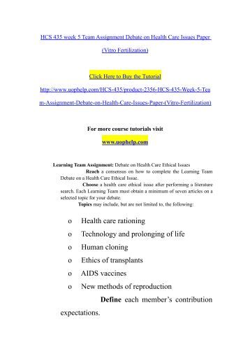 Essays on health issues