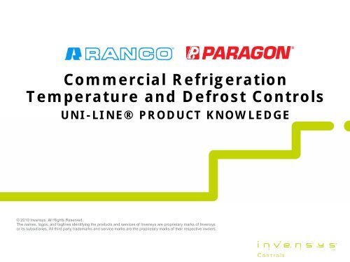 Commercial Refrigeration Temperature And Defrost Controls