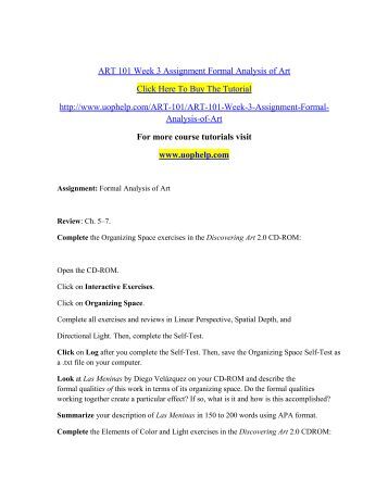 assignment formal analysis Formal analysis assignment fall'14 - download as word doc (doc / docx), pdf file (pdf), text file (txt) or read online jing. assignment formal analysis Formal analysis assignment fall'14 - download as word doc (doc / docx), pdf file (pdf), text file (txt) or read online jing.