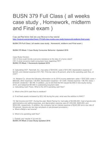 final exam case study A reap project case study june 2006 about the class students wishing to study basic psychology do so as to by most students in their final exam answers. final exam case study A reap project case study june 2006 about the class students wishing to study basic psychology do so as to by most students in their final exam answers.